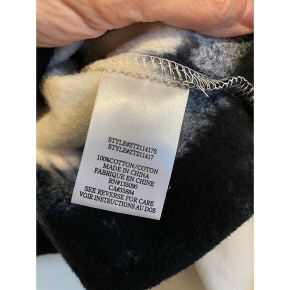 Z Supply Tempest  striped tie dye sweatshirt top cropped oversized. Size Med. - Picture 6 of 7